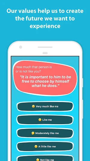 Discover Your Values - Value Survey Screenshot 2