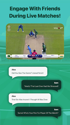 Pitch Chat: Live Cricket Screenshot 3