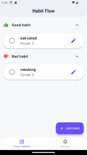 Habit Flow Screenshot 0