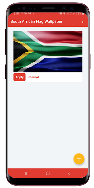 South Africa FlagLiveWallpaper Screenshot 0