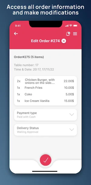 Quickord Waiter Screenshot 1