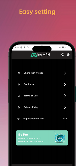 Ming VPN: ShieldedSky Screenshot 3