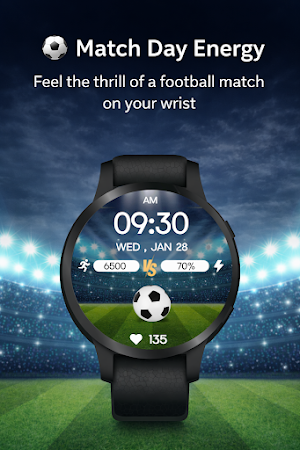 Football Match Watch Face Screenshot 0
