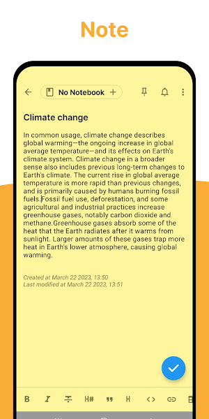 Notes - Notepad, Notebook Screenshot 3