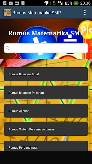 Rumus Matematika SMP Screenshot 2