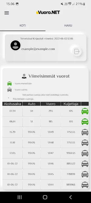 VuoroNet Screenshot 0