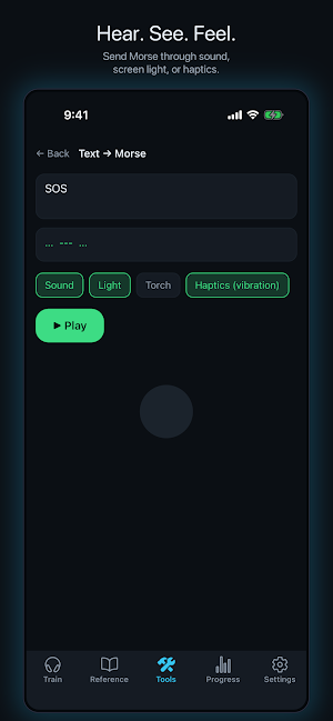 Cadenza: Morse Code Trainer Screenshot 3