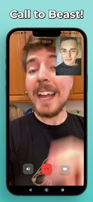 MrBeast Prank Video Call Chat Screenshot 1