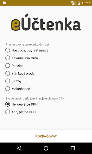 eU2 EET pokladna Screenshot 0