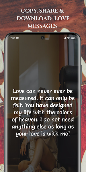 Romantic Love Messages Screenshot 2