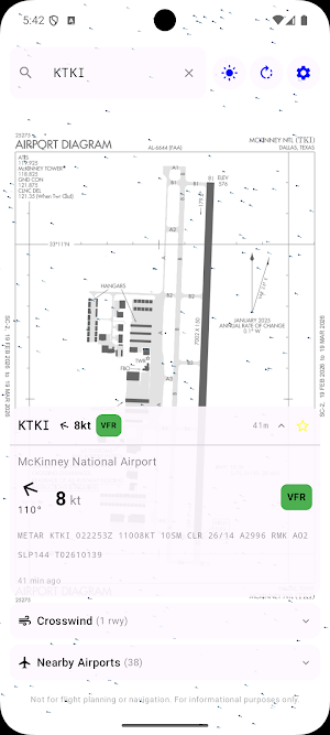 MetarBoard Wind Screenshot 2