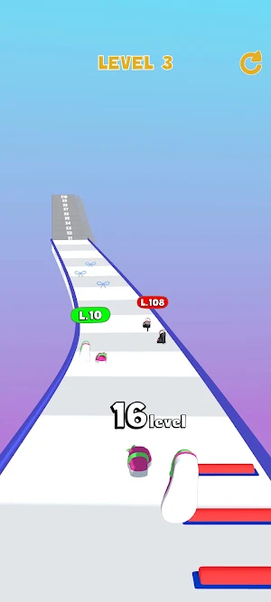 Shoe Runner Race 3D Screenshot 0