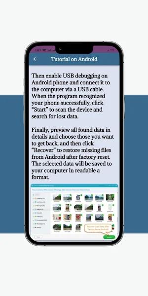 Mobile Phone Recovery Help Screenshot 3