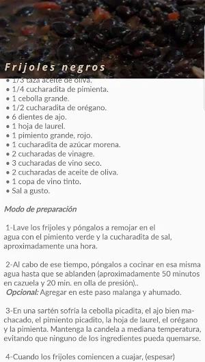Recetas de Cocina Cubana Screenshot 1