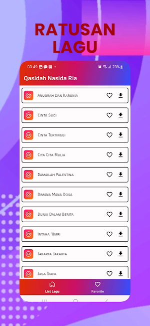 Lagu Qasidah Modern Sholawat Screenshot 2