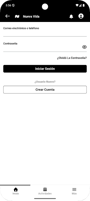 Nueva Vida App Screenshot 2