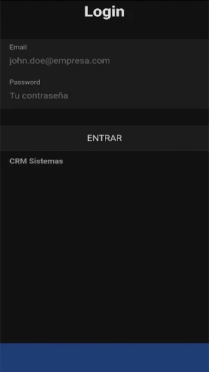 CRM Sistemas Gestión Screenshot 0