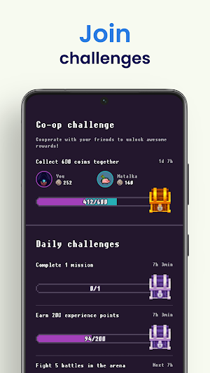 Kota Go: Walking RPG Adventure Screenshot 3