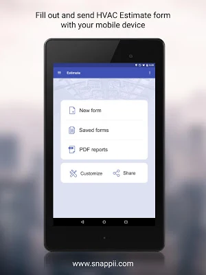 HVAC Estimate App Screenshot 0