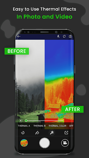 Selfieshoot Nightvision Effect Screenshot 2