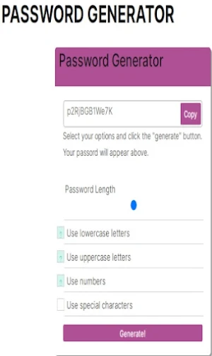 Password Generator Screenshot 3