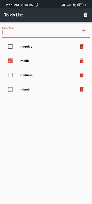 To Do App Screenshot 1