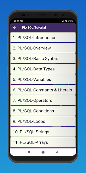 SQL and PL/SQL Tutorial Screenshot 2
