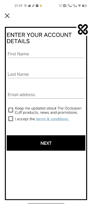 Occlusion Cuff Screenshot 1