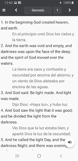 Catholic Bilingual Bible Now Screenshot 1