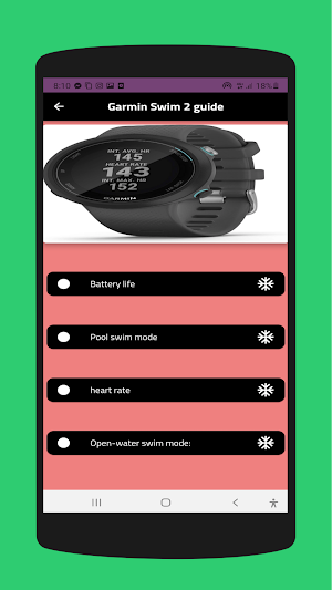 Garmin Swim 2 guide Screenshot 3