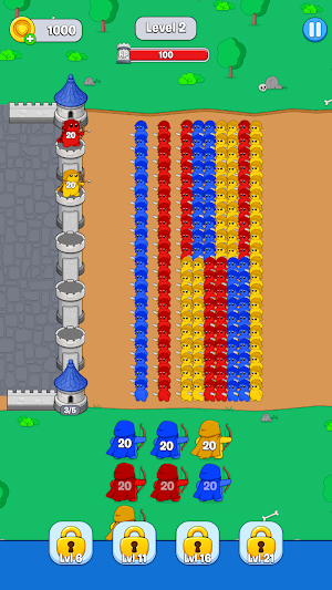 Rainbow Rush: Color Defense Screenshot 2