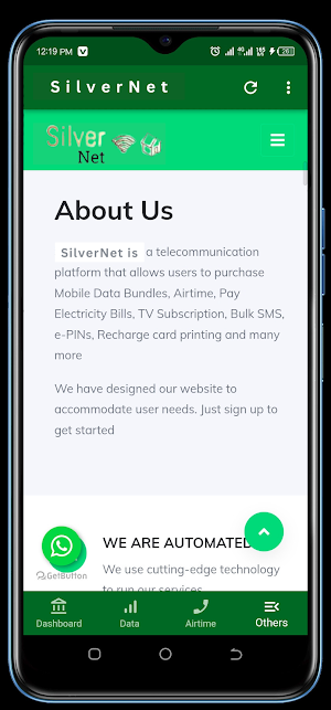 SilverNet - Data & VTU App Screenshot 3