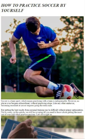 How to Play Soccer Training Screenshot 1