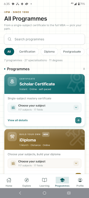 IIPM : Online MBA & Courses Screenshot 2