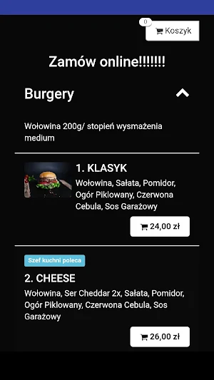 Garaż Burger & Pizza Screenshot 1