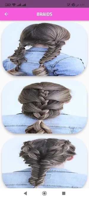 Cute Hairstyles Step By Step Screenshot 3
