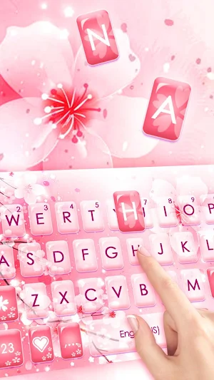 Sakura Blossom Keyboard Theme Screenshot 1