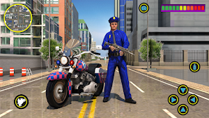 Grand Police Bike chase games 2022 Screenshot 0