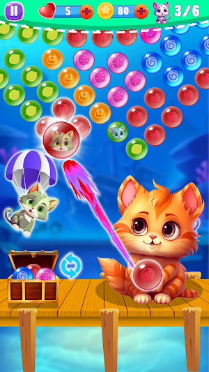 Bubble Shooter: Rescue Kittens Screenshot 2