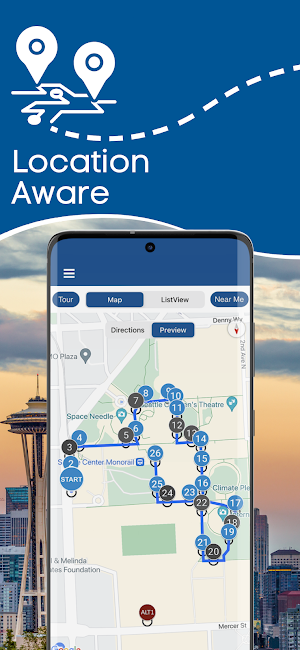 Space Needle Walking Guide Screenshot 1