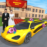Luxury Wedding Limousine Taxi: 3D Car Driving 2021