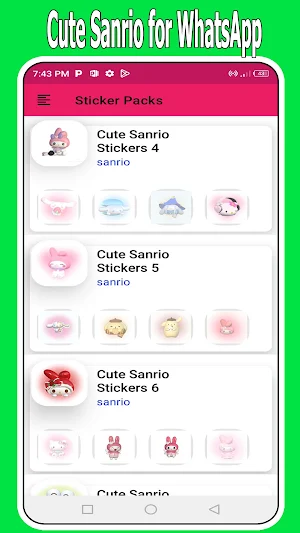 Cute Sanrio WAStickers Screenshot 0