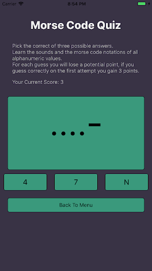 Morse Code Flashcards+Quizzes Screenshot 1