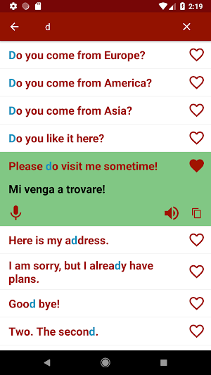 Learn Italian Free Offline For Travel Screenshot 3