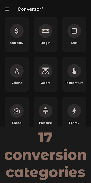 Conversor³ - Unit Converter Screenshot 0