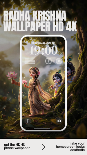 Radha Krishna Wallpaper 4K Screenshot 0