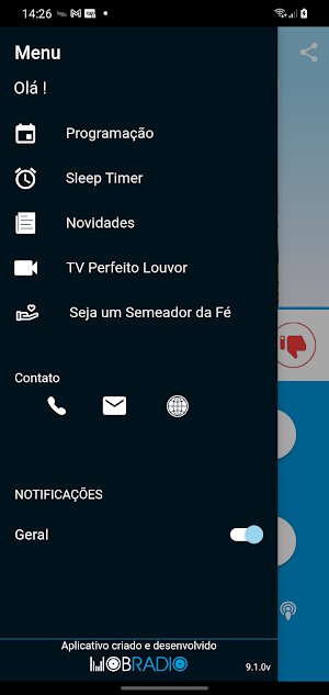 Rádio Perfeito Louvor Screenshot 1