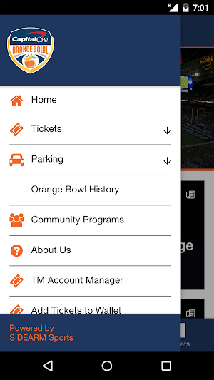 Orange Bowl Screenshot 1