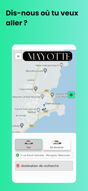 Mayotte Taxi’CO Screenshot 1