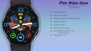 USA Eagle Analog Watch Face Screenshot 3